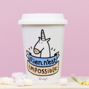 Un mug pour emporter son thé partout chez Mr Wonderful