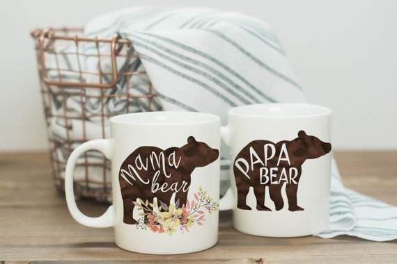 mama bear papa bear mug